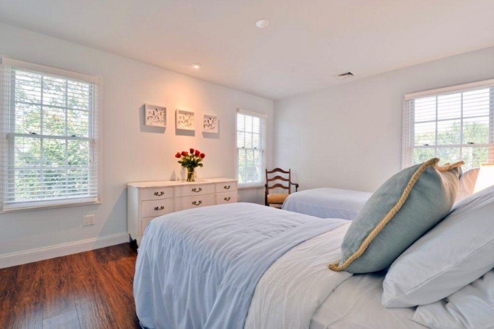 House in the Hamptons | Second floor bedroom | Interior Designers